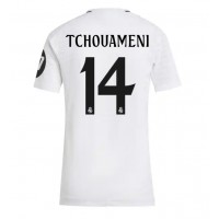 Echipament fotbal Real Madrid Aurelien Tchouameni #14 Tricou Acasa 2024-25 pentru femei maneca scurta